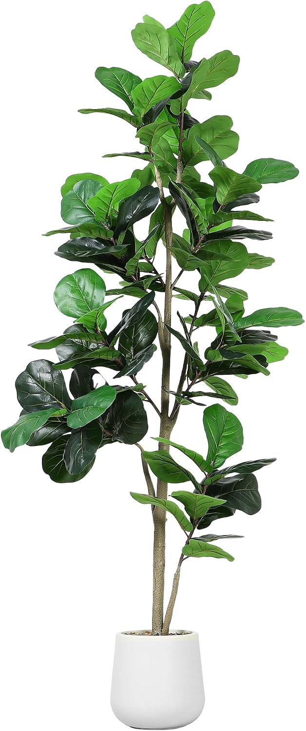 7ft Artificial Fiddle Leaf Tre - огляд і ціна Ficus Lyrata Tree