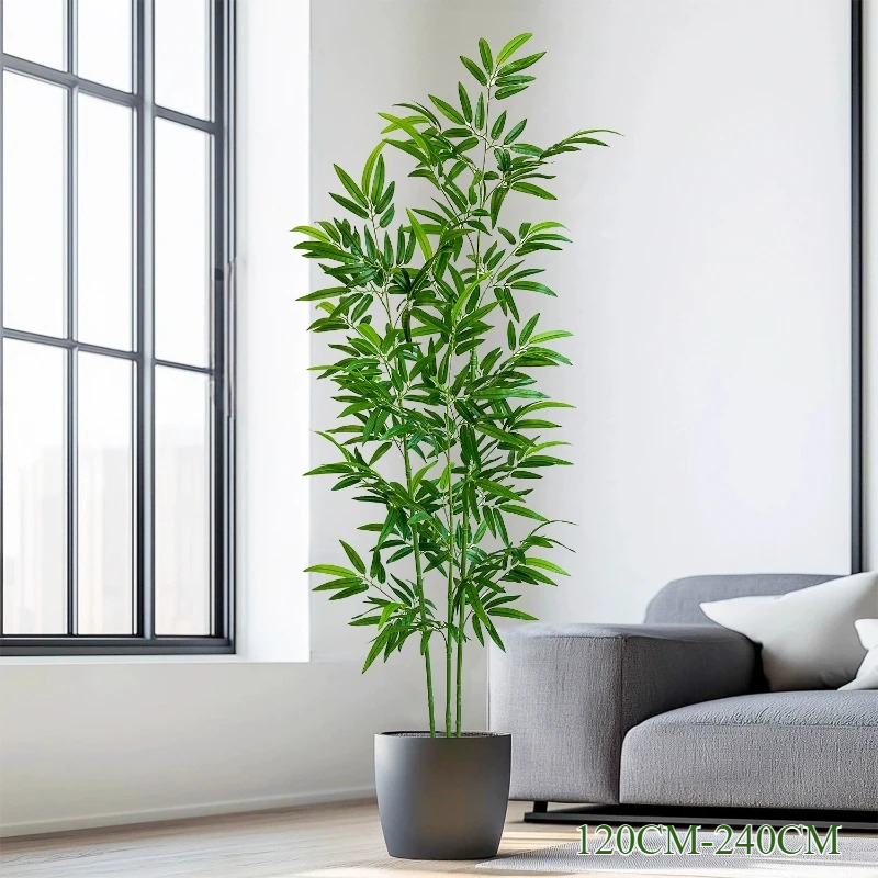 Artificial Green Bamboo Fadele - огляд і ціна Ficus Lyrata Tree