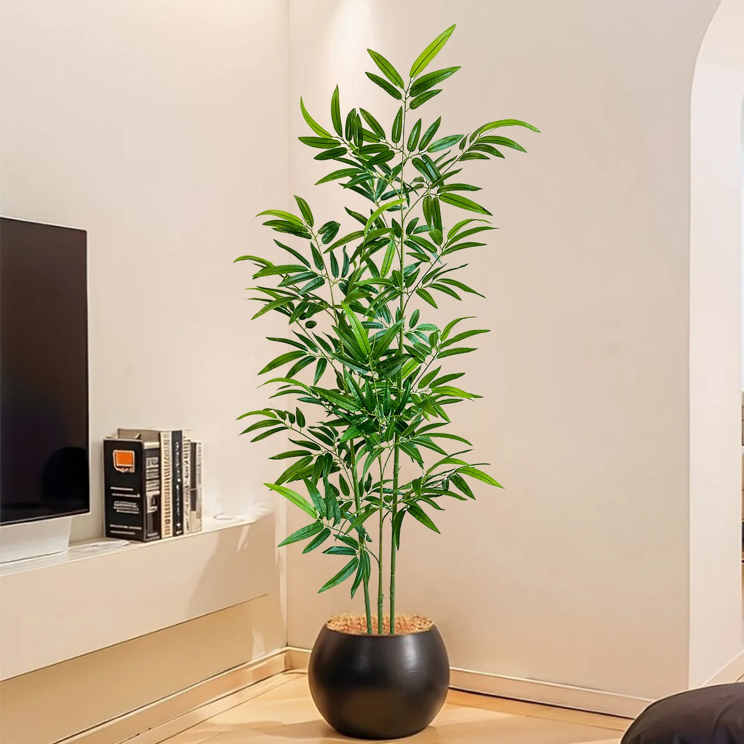 Artificial Green Bamboo Fadele - огляд і ціна Ficus Lyrata Tree